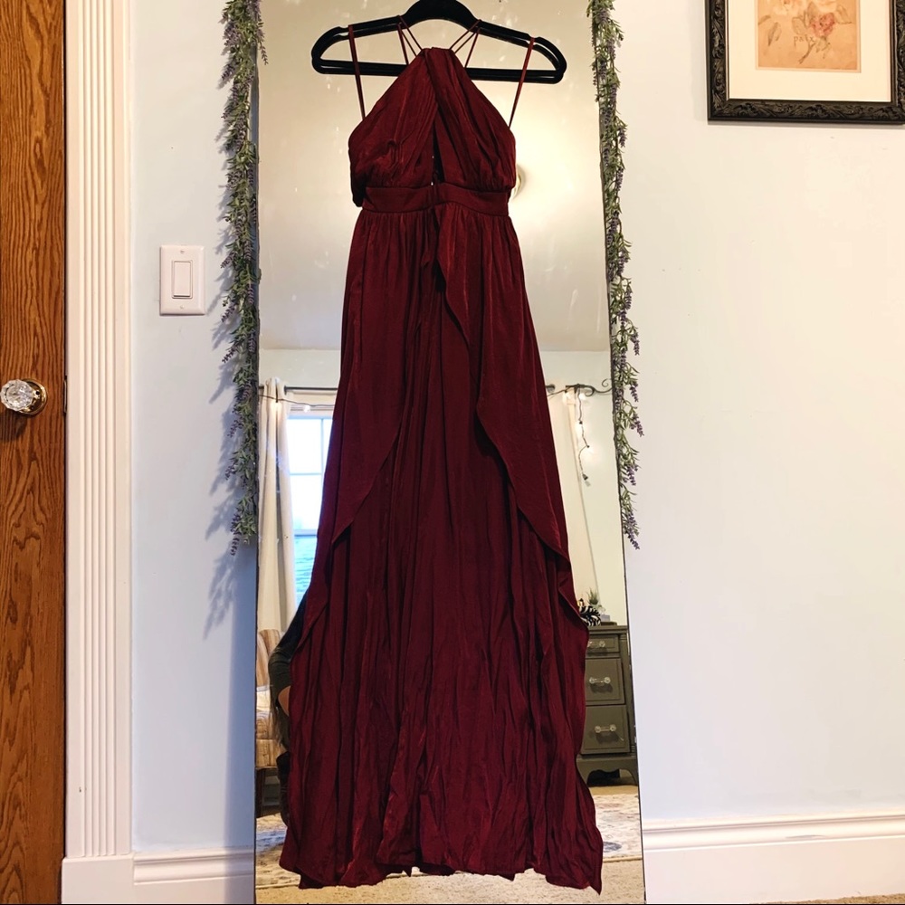 Lulus Burgundy Prom/bridal party/homecoming dress